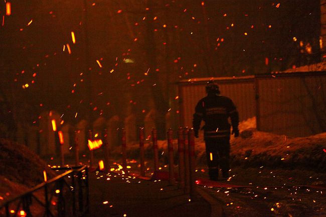 Пожар в московском ночном клубе Опера