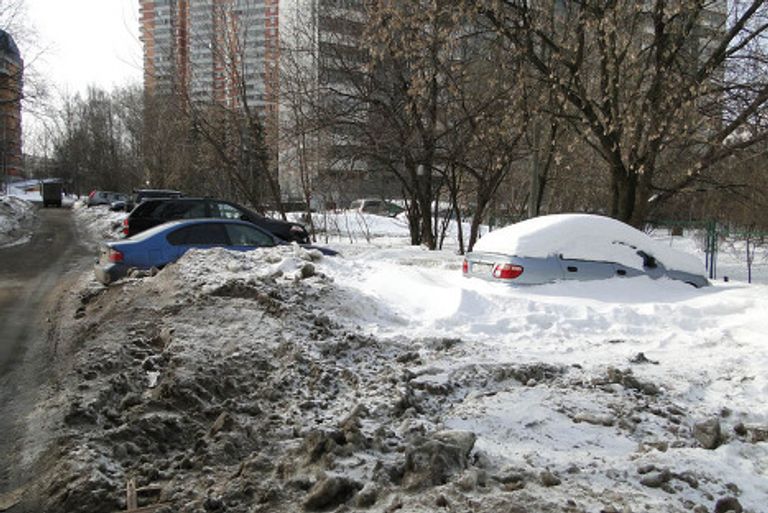 Последствия снегопада в Москве Последствия снегопада в Москве