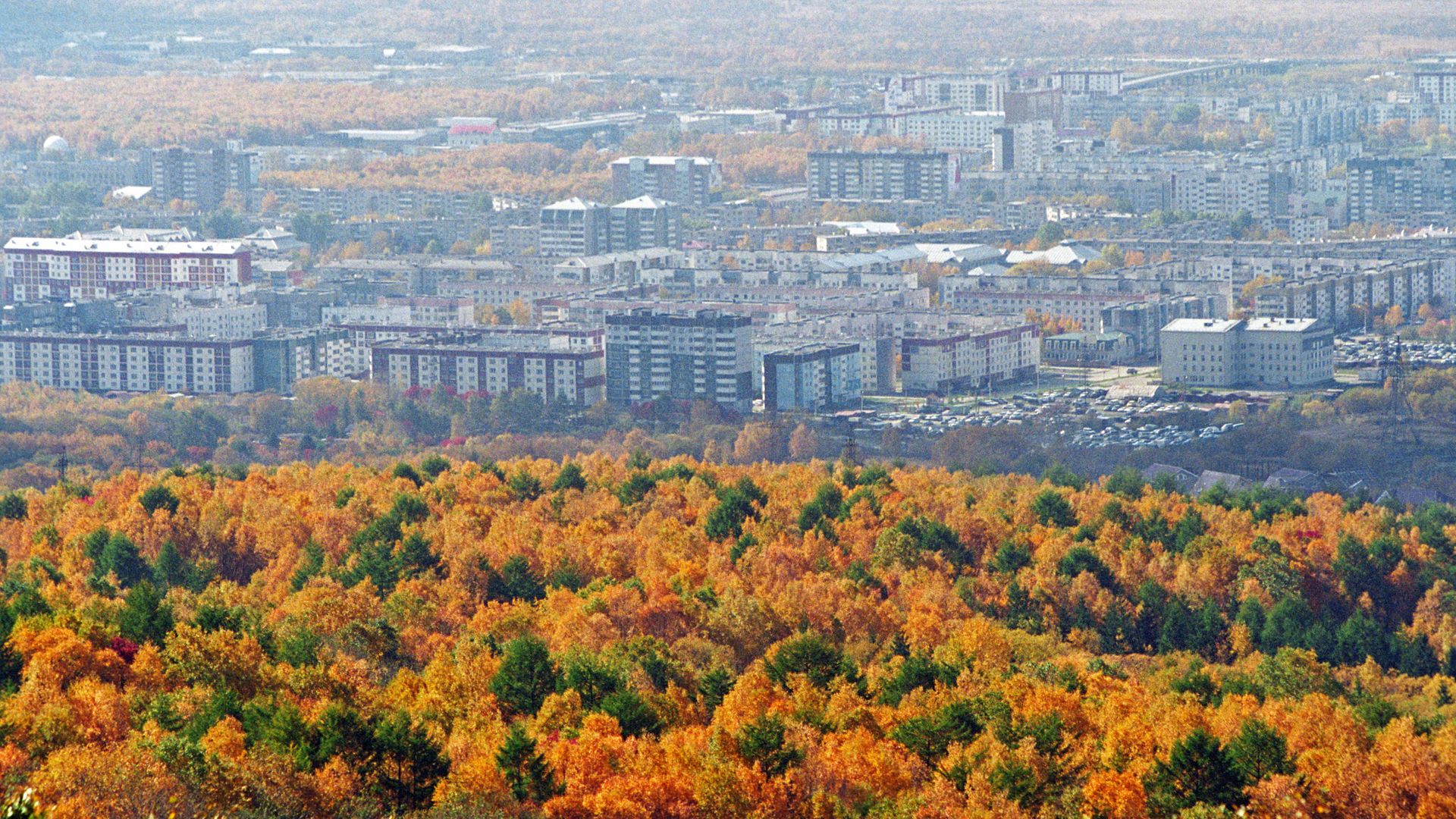 Вид города Южно-Сахалинска - РИА Новости, 1920, 02.09.2021