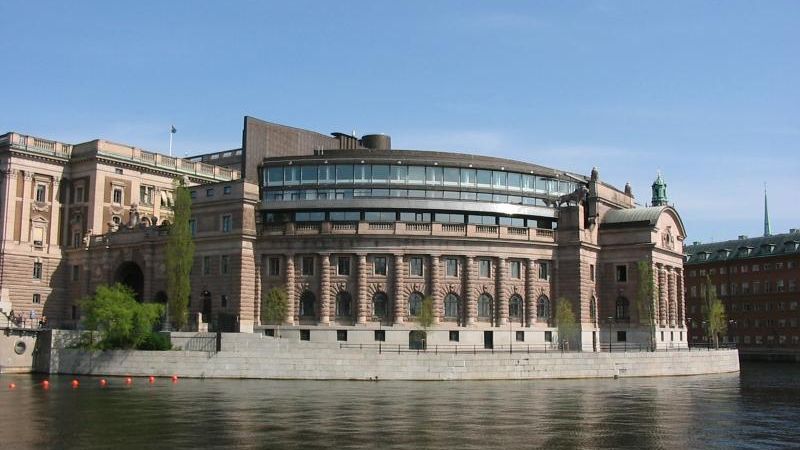 Здание риксдага в Стокгольме Здание риксдага в Стокгольме - РИА Новости, 1920, 22.03.2023
