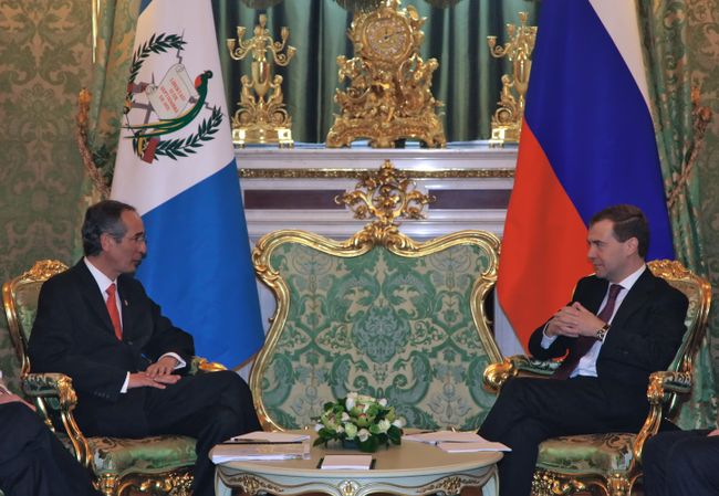 Российско-гватемальские переговоры проходят в Кремле Российско-гватемальские переговоры проходят в Кремле