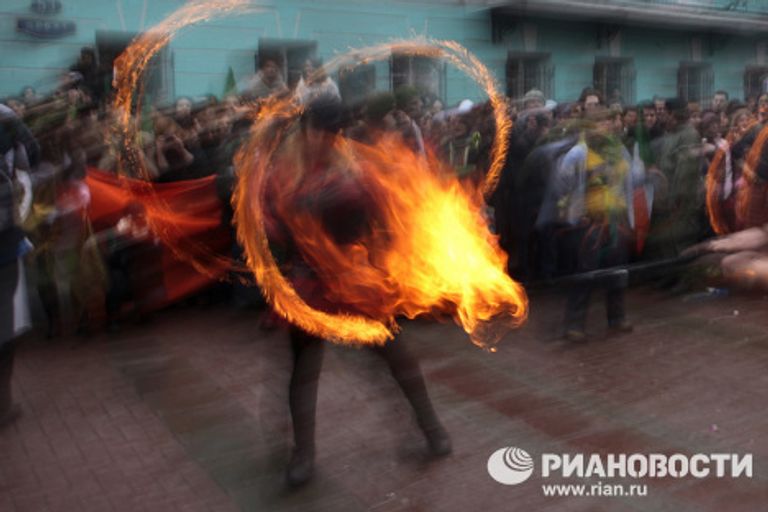 Мероприятия в честь дня Святого Патрика прошли в центре Москвы Мероприятия в честь дня Святого Патрика прошли в центре Москвы
