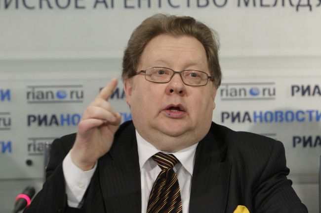 Генеральный директор Российской государственной цирковой компании Александр Калмыков на пресс-конференции в РИА Новости 