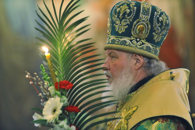 Патриарх Московский и всея Руси Кирилл совершил освящение вербы Патриарх Московский и всея Руси Кирилл совершил освящение вербы