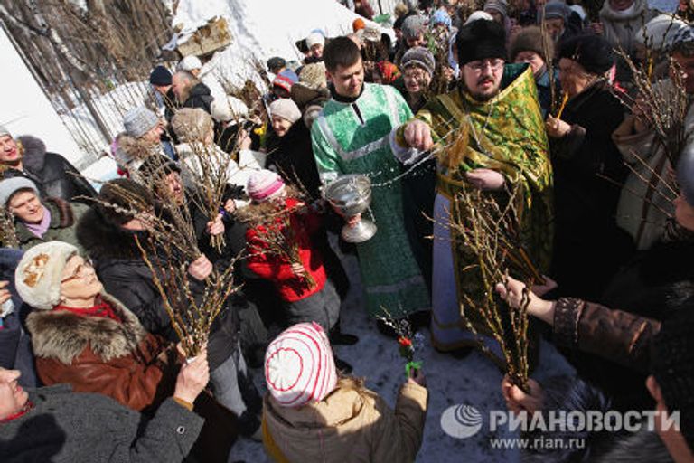 Празднование Вербного Воскресенья в Екатеринбурге Празднование Вербного Воскресенья в Екатеринбурге