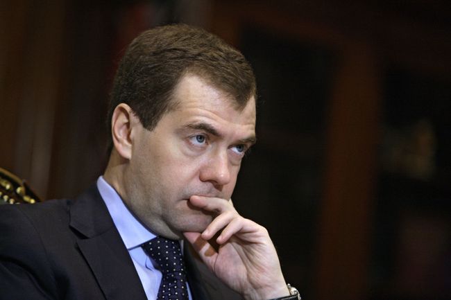 Президент РФ Дмитрий Медведев. Архив