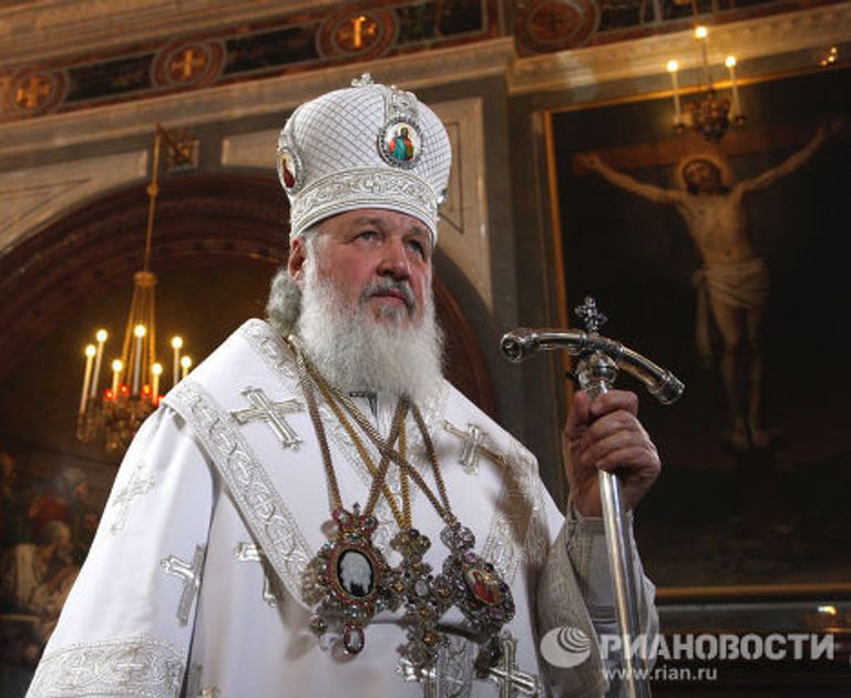 Пасхальное богослужение в храме Христа Спасителя Пасхальное богослужение в храме Христа Спасителя