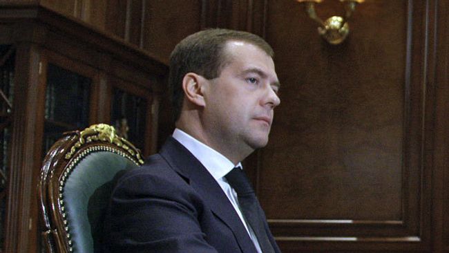 Президент России Дмитрий Медведев