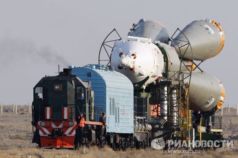 Подготовка к запуску Союз ТМА-12