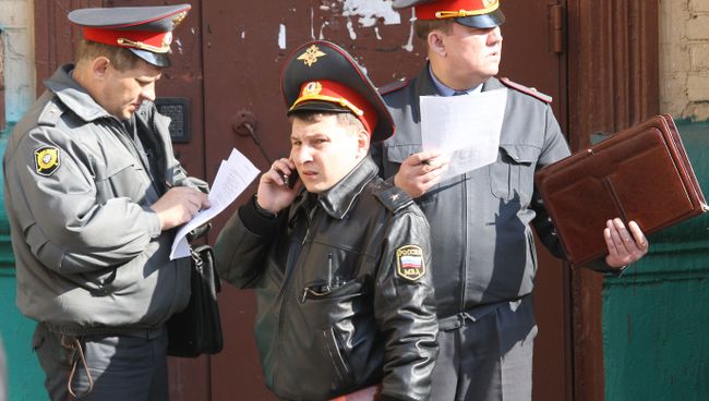 Сотрудники оперативно-следственной группы. Архив