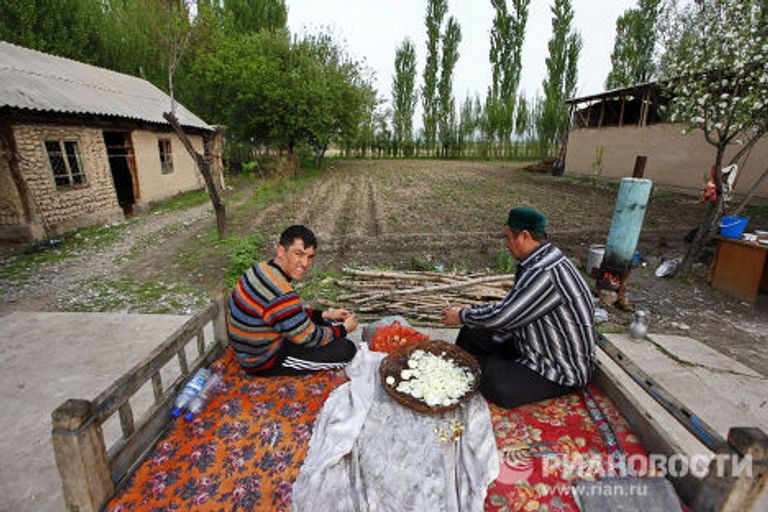 Жизнь в киргизском селе Тейит - родовом селе семьи Бакиевых Жизнь в киргизском селе Тейит - родовом селе семьи Бакиевых