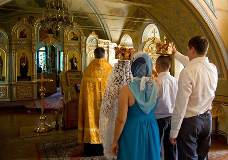 Венчание Алексея и Натальи в Воскресенской Церкви