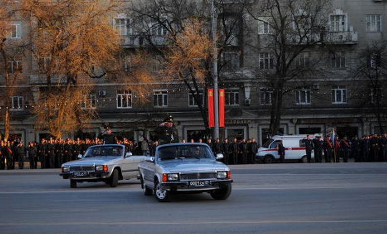Репетиция парада в Ростове-на-Дону Репетиция парада в Ростове-на-Дону