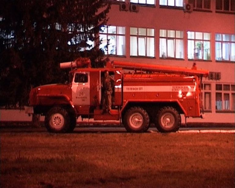 В районе шахты Распадская В районе шахты Распадская