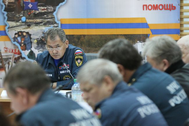 Сергей Шойгу на шахте Распадская в Кемеровской области Сергей Шойгу на шахте Распадская в Кемеровской области