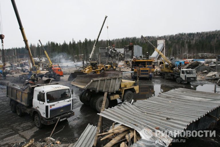 Последствия взрывов на шахте Распадская в Кемеровской области Последствия взрывов на шахте Распадская в Кемеровской области