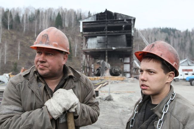 На шахте Распадская в Кемеровской области. Архив