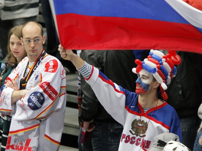 Болельщики сборной России Болельщики сборной России