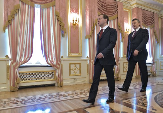 Д.Медведев и В.Янукович