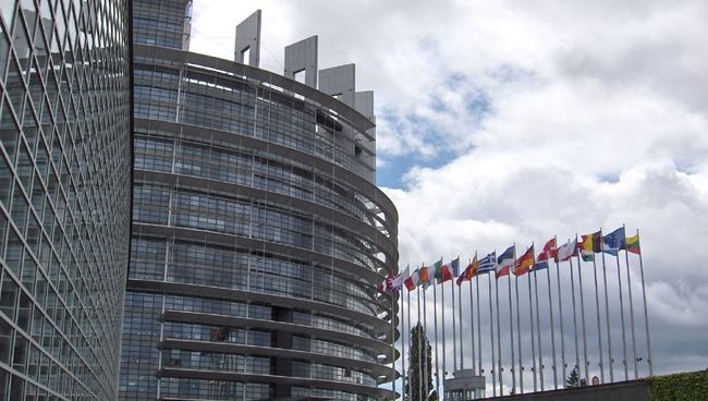 Здание Европейского парламента в Страсбурге. Архивное фото