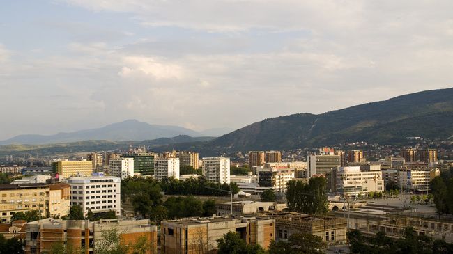 Вид на Скопье Вид на Скопье