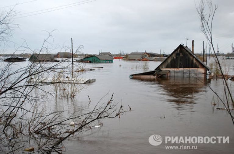 Паводок в Якутске Паводок в Якутске