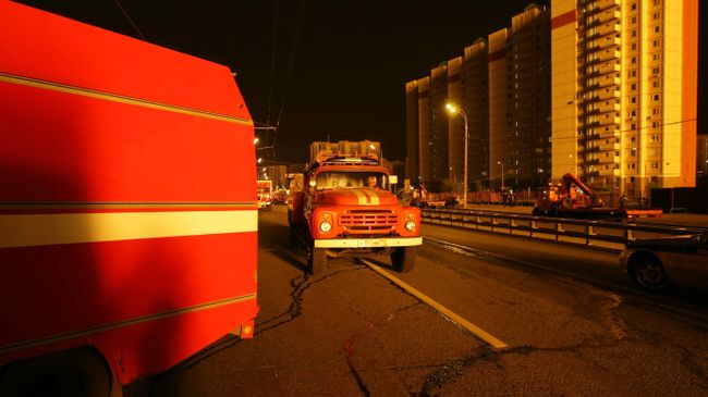 Пожарные в Москве