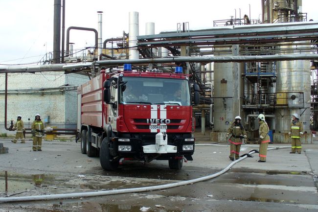 Пожар на Омском нефтеперерабатывающем заводе