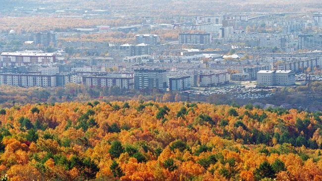 Вид Южно-Сахалинска