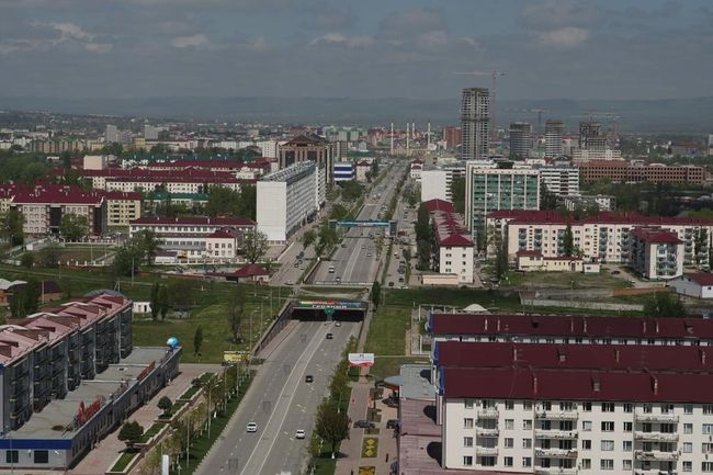 Грозный. Фотография корреспондента РИА Новости Саида Царнаева