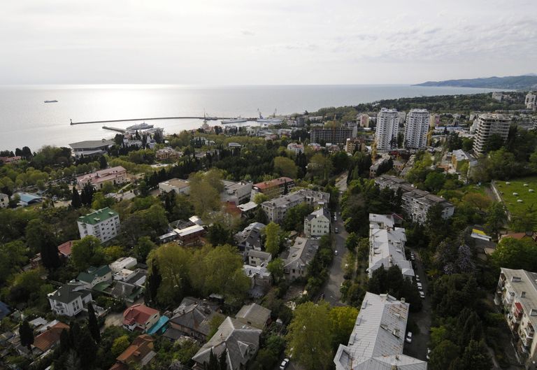 Вид города Сочи Вид города Сочи