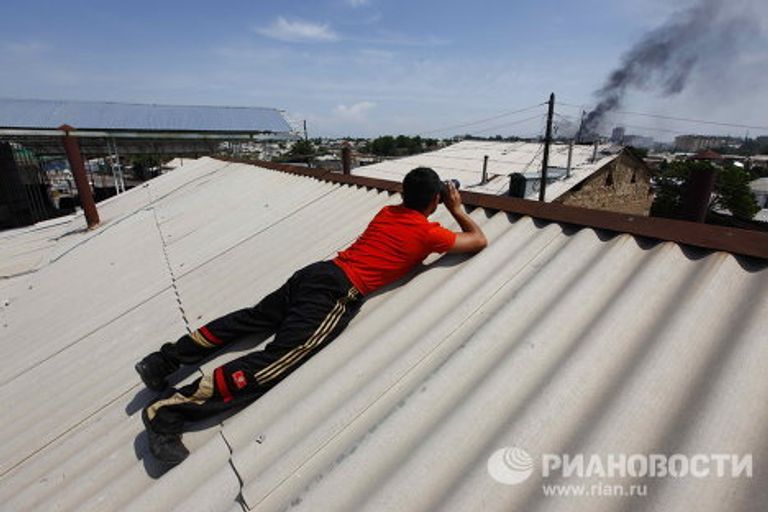 Обстановка в городе Ош на юге Киргизии Обстановка в городе Ош на юге Киргизии