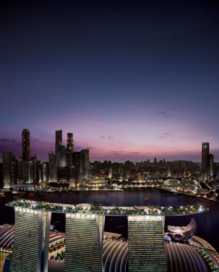 Отель Marina Bay Sands в Сингапуре Отель Marina Bay Sands в Сингапуре