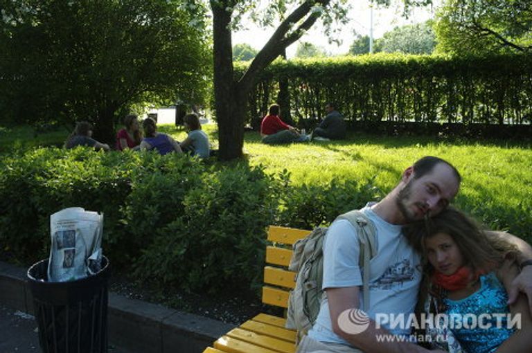 Жаркая погода установилась в Москве Жаркая погода установилась в Москве