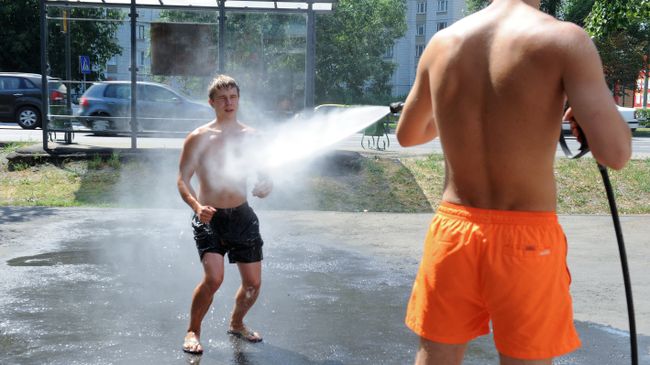 Жара в Москве