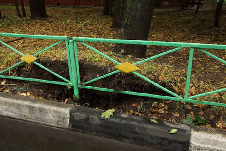 Последствия урагана в районе Соколиная гора Последствия урагана в районе Соколиная гора