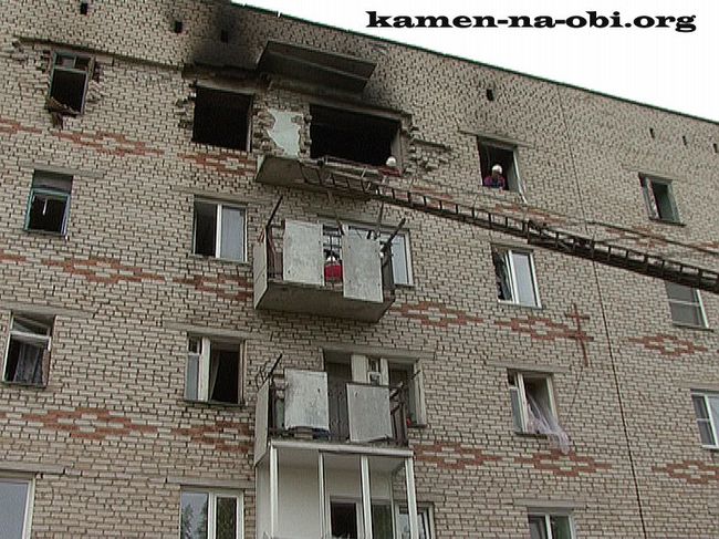 Взрыв газа в жилом доме Камня-на-Оби