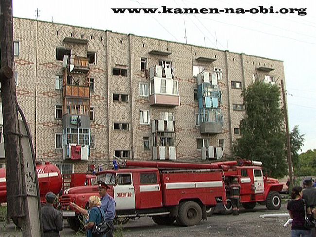Взрыв газа в жилом доме Камня-на-Оби