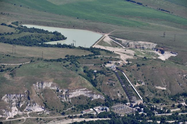 Съемка Баксанской ГЭС с вертолета за трое суток до взрыва
