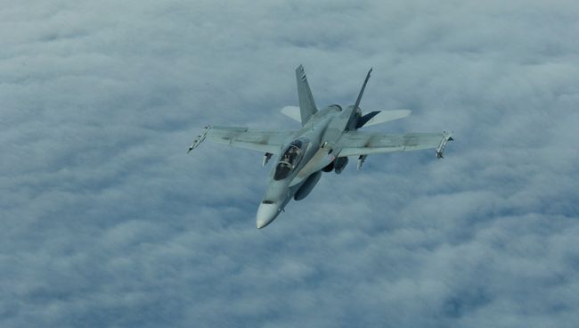 Самолет канадских CF-18. Архивное фото