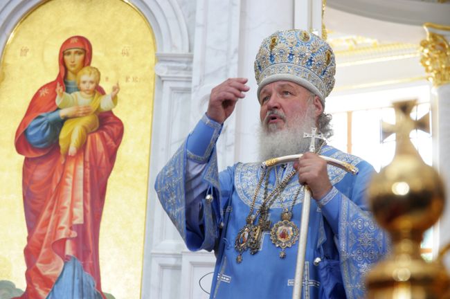 Патриарх Московский и всея Руси Кирилл. Архив.