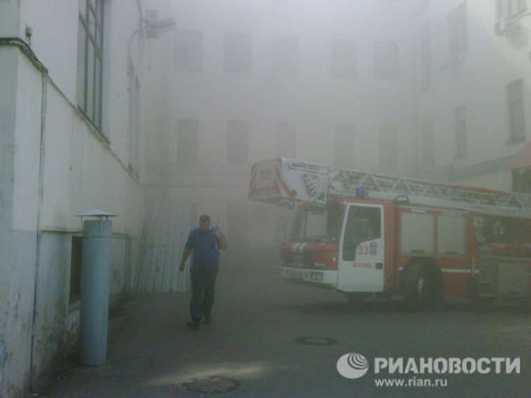 Пожар по адресу Тверская застава, 3 Пожар по адресу Тверская застава, 3