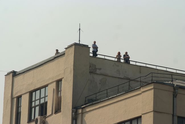Пожар на площади Тверской заставы