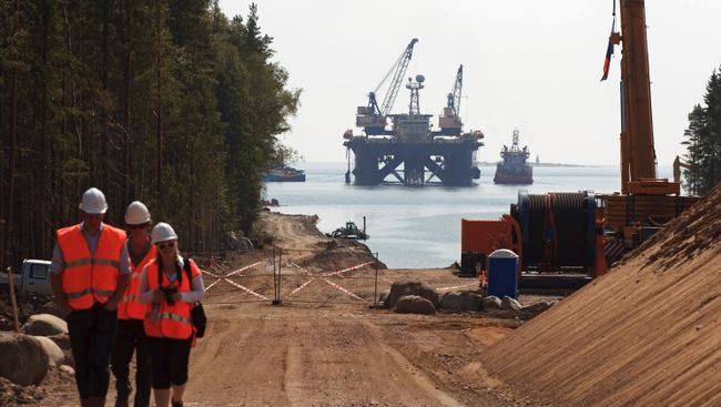 Строительная площадка газопровода. Архивное фото
