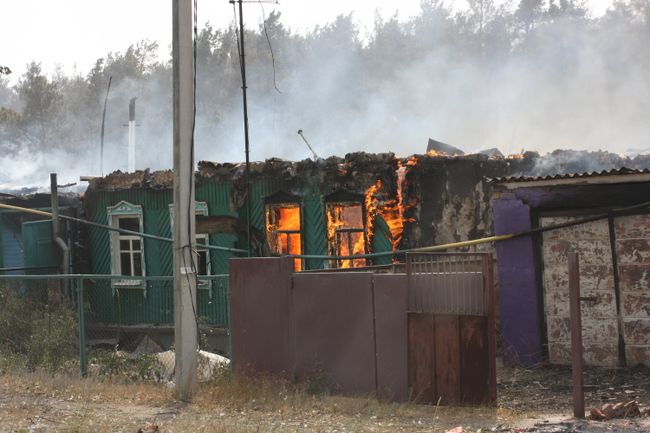 Пожары под Воронежем Пожары под Воронежем