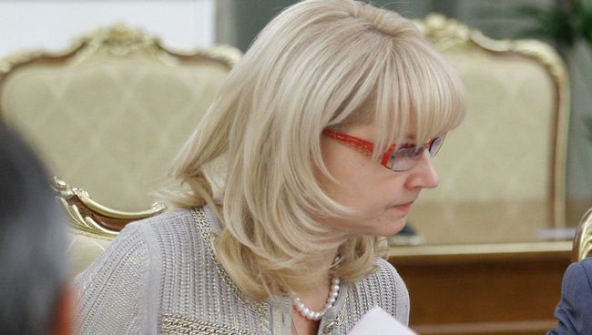 Министр социального развития и здравоохранения РФ Татьяна Голикова. Архив Министр социального развития и здравоохранения РФ Татьяна Голикова. Архив