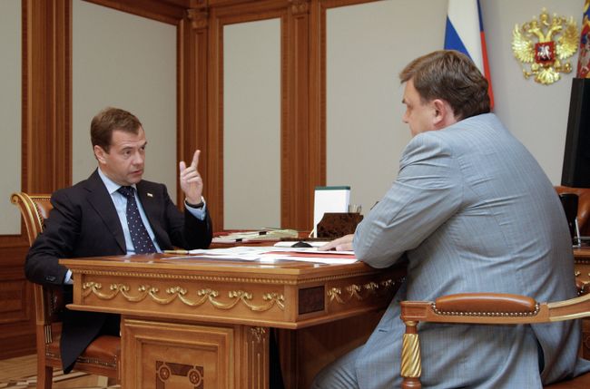 Президент РФ Дмитрий Медведев провел рабочую встречу с Константином Чуйченко Президент РФ Дмитрий Медведев провел рабочую встречу с Константином Чуйченко
