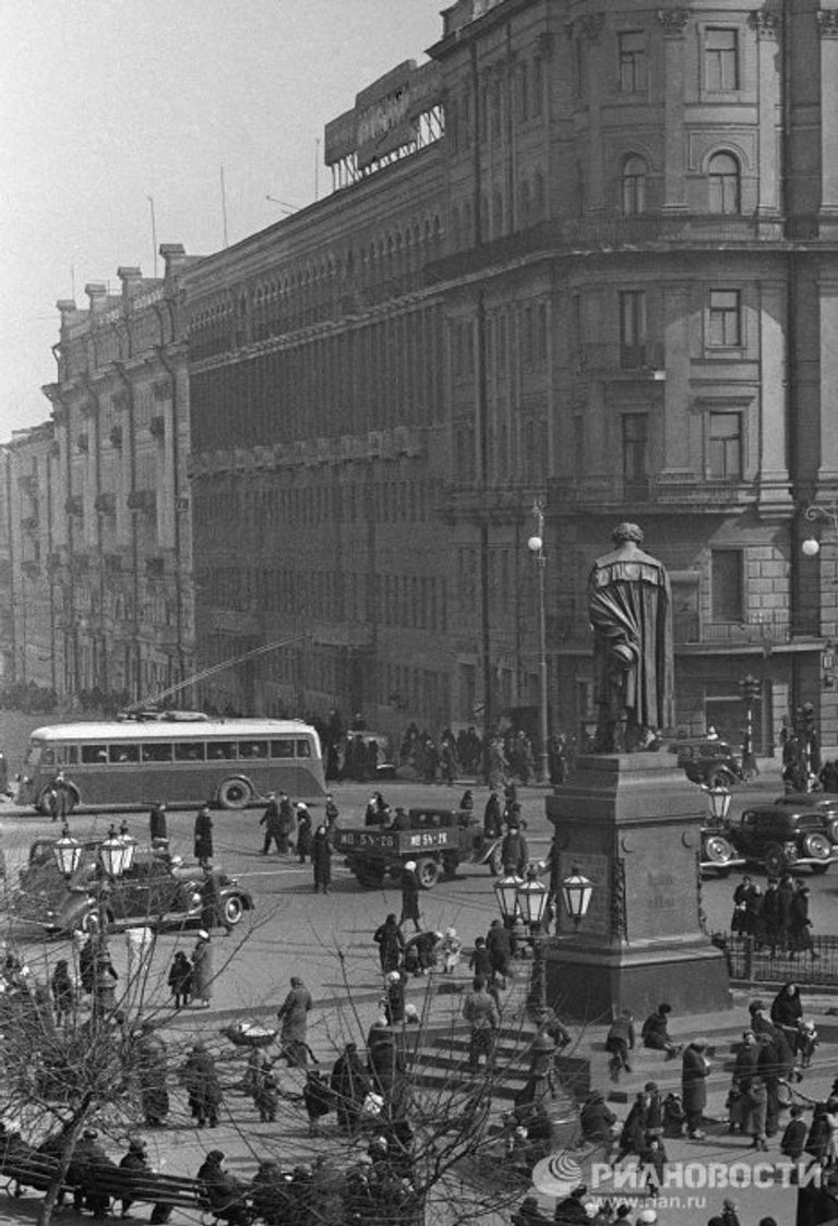 Страстная площадь в Москве Страстная площадь в Москве