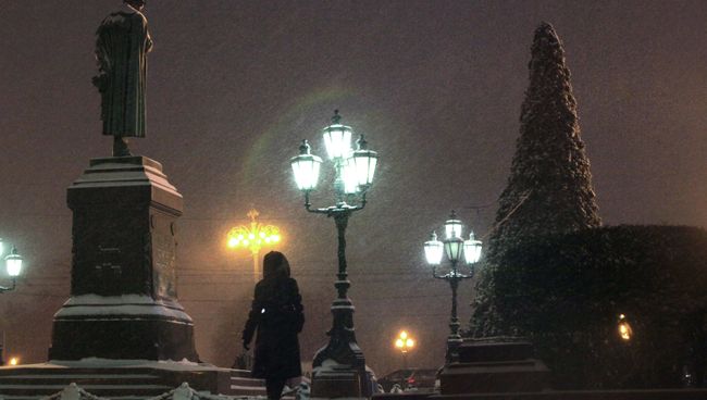 Снегопад в Москве Снегопад в Москве