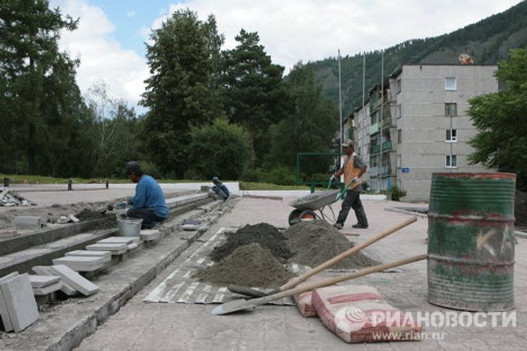 Реконструкция площади перед ДК Энергетик в поселке Черемушки Реконструкция площади перед ДК Энергетик в поселке Черемушки